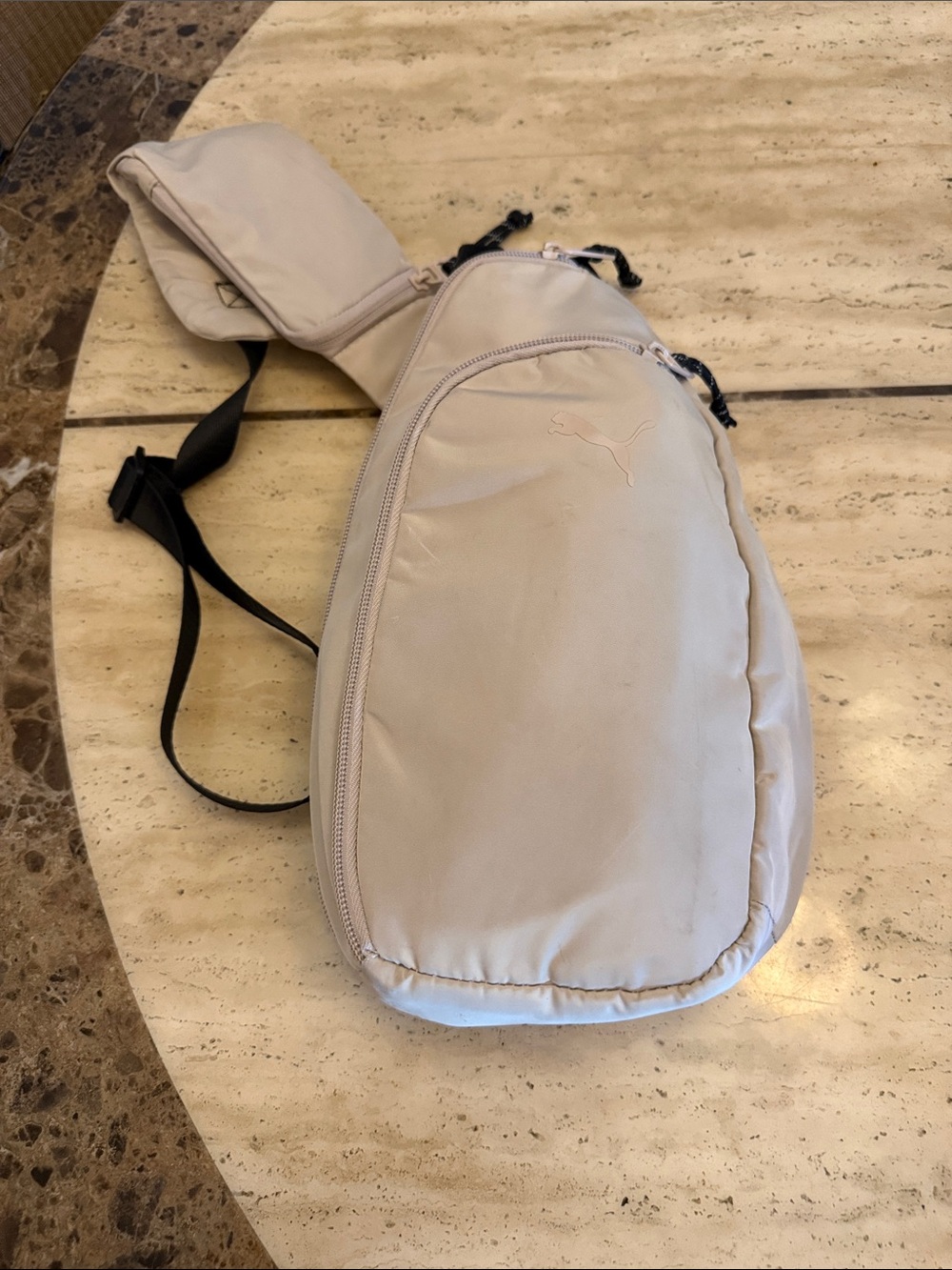PUMA Men’s Beige Crossbody Sling Bag